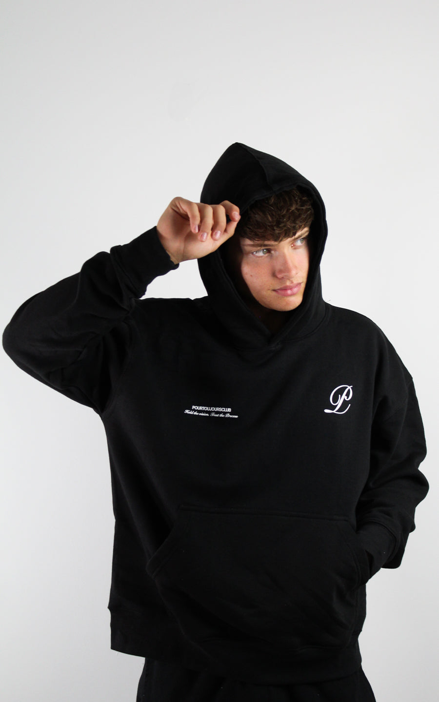 Black Oversized Hoodie