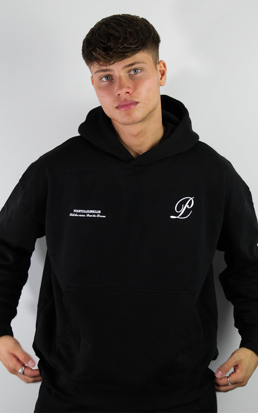 Black Oversized Hoodie