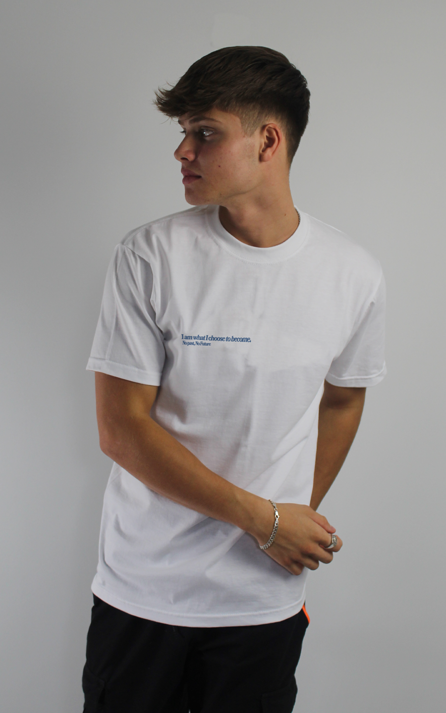 Unisex White 8 Ball T-shirt