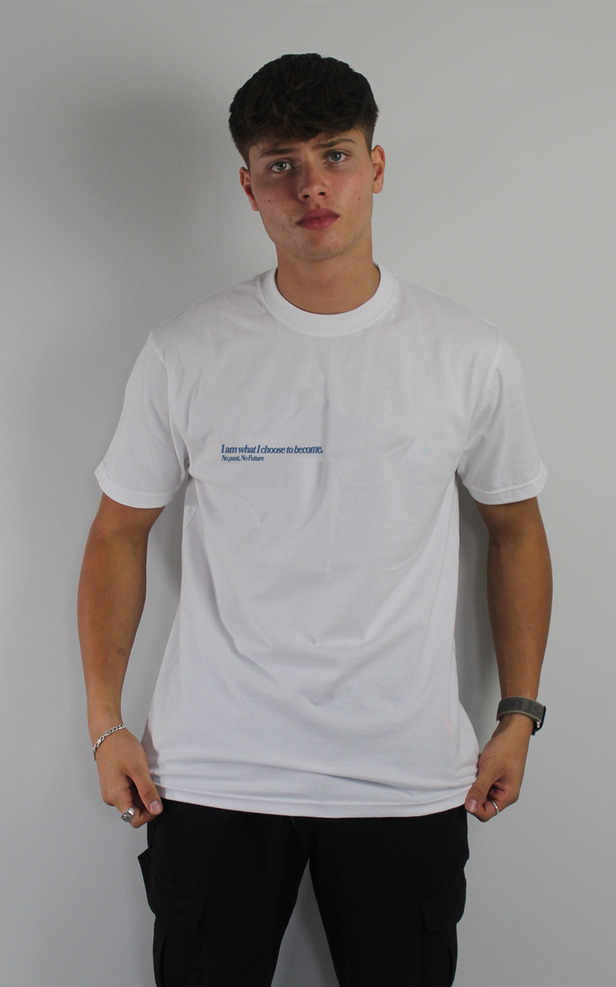 Unisex White 8 Ball T-shirt