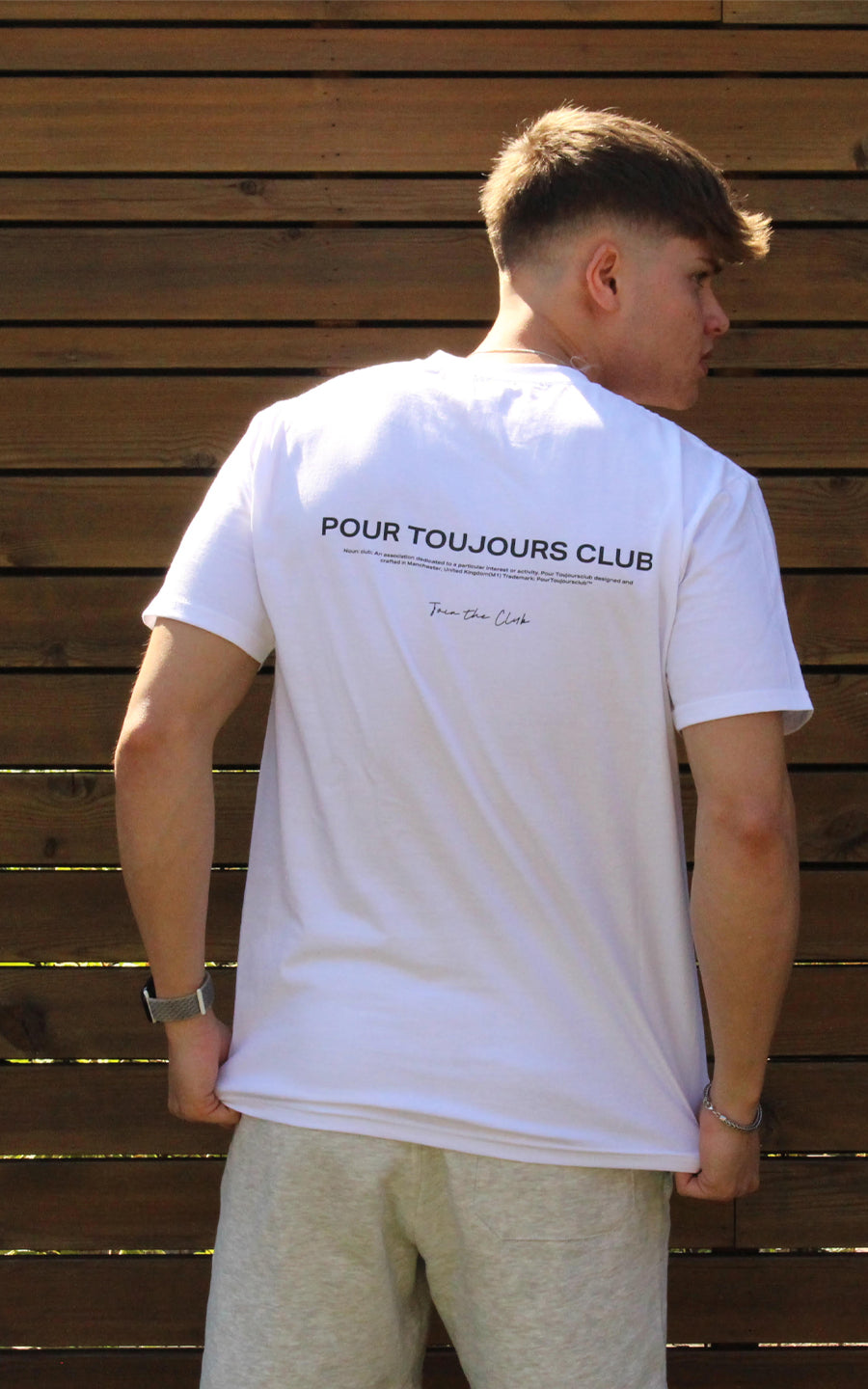 PourToujoursClub White Basic T-shirt