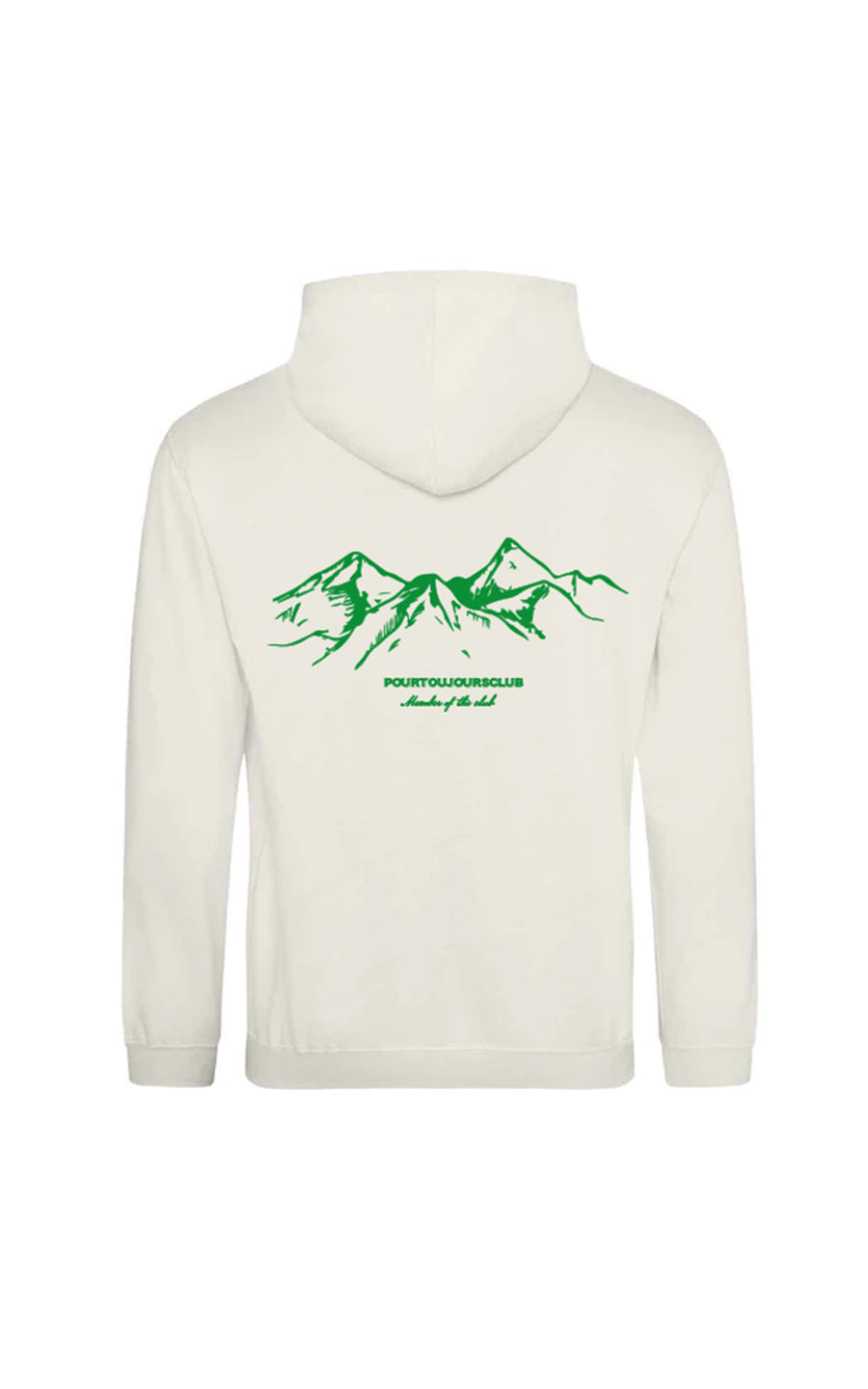 Vanilla Mountain Print Hoodie