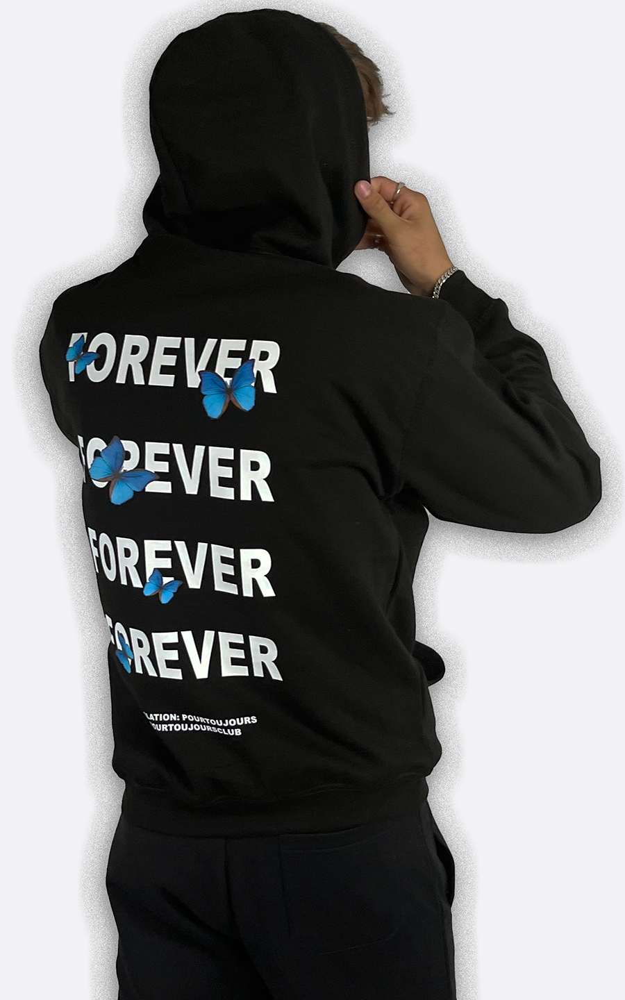 Forever Print Hoodie