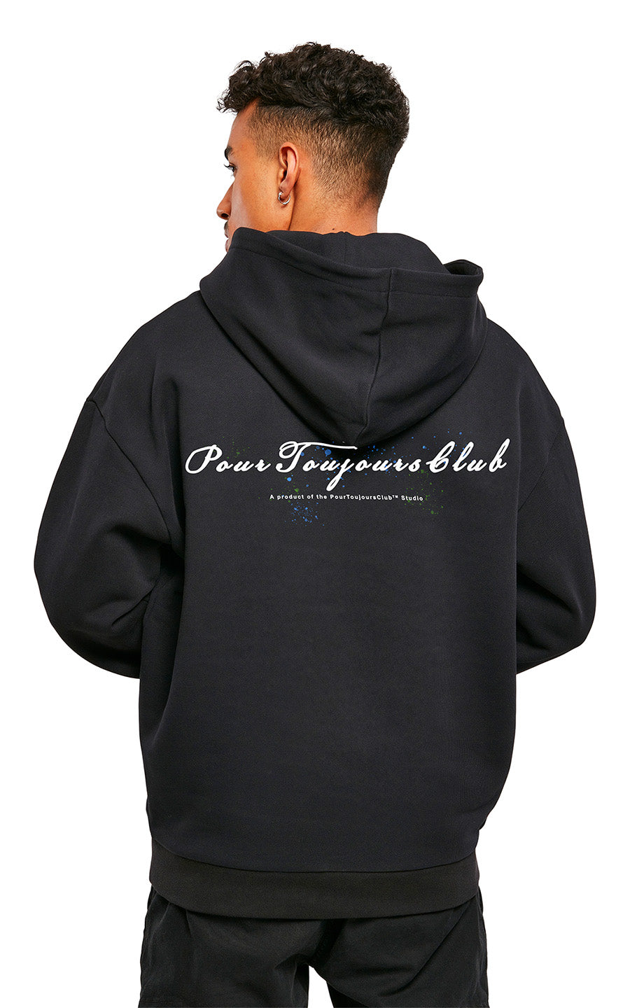 Black PourToujoursClub Studio Hoodie