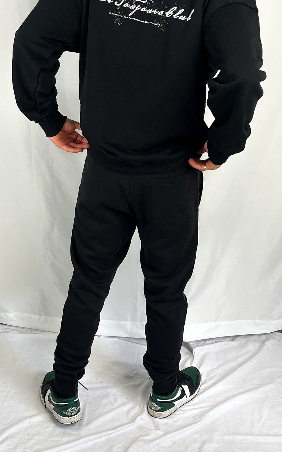 Black Signature Joggers