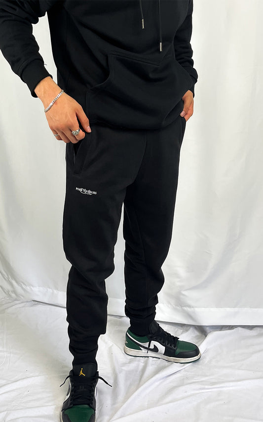 Black Signature Joggers